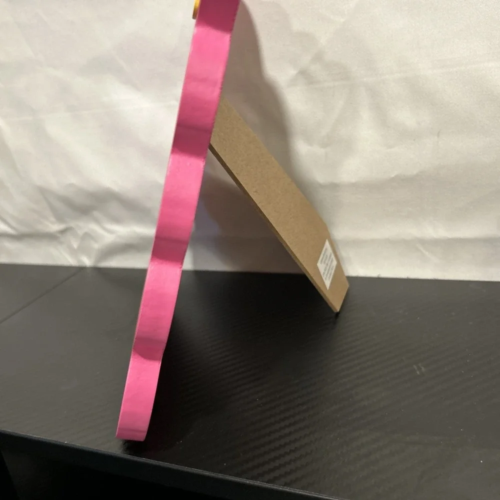 New Dolly Summer 2026 5x7‎ Picture Frame Pink With  Yellow Butterfly